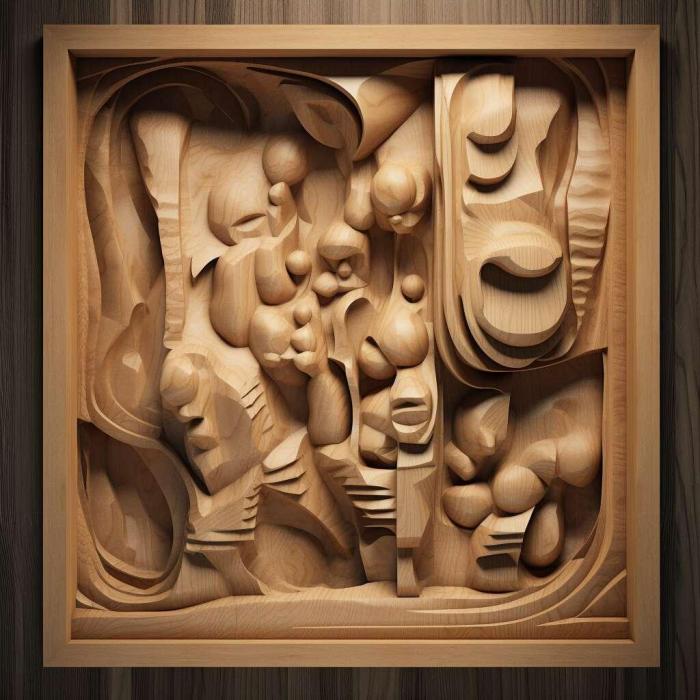 نموذج ثلاثي الأبعاد لآلة CNC 3D Art 